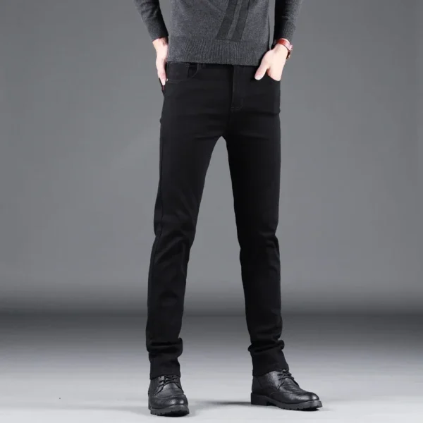 Men’s Casual Straight Denim Pants – Spring & Autumn - Image 4