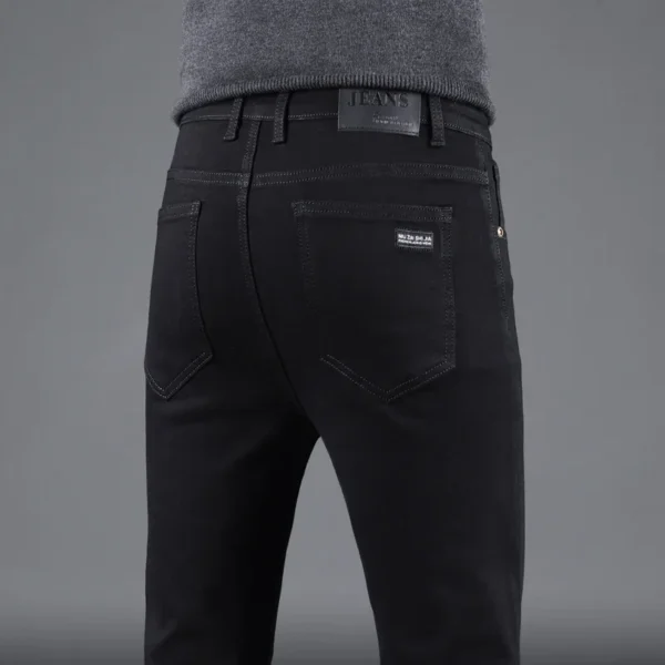 Men’s Casual Straight Denim Pants – Spring & Autumn - Image 2