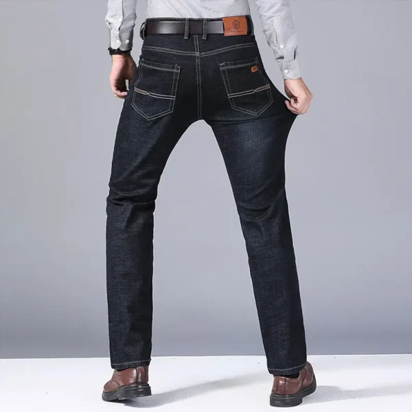 Men’s Classic Slim Straight Jeans – All-Season Comfort - Image 6