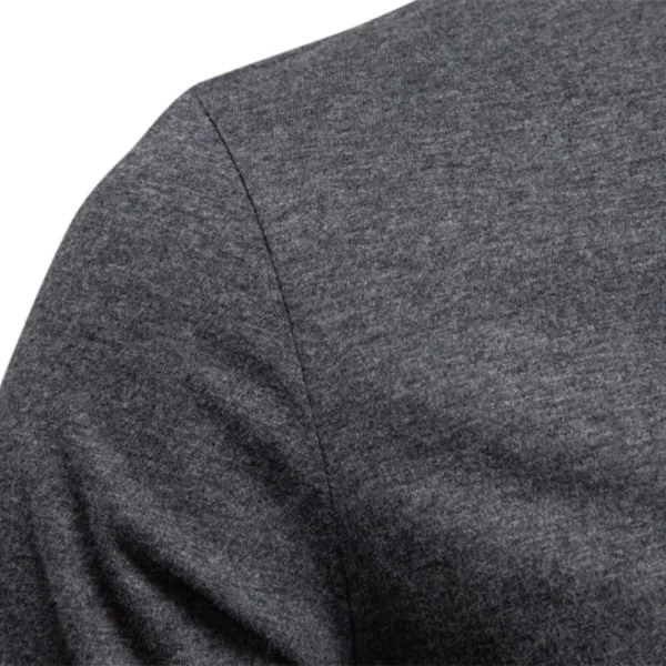 AIOPESON Henley Collar T Shirt Men Casual Solid Color Long Sleeve Autumn Fashion High Quality 100% Cotton Mens T Shirts - Image 5