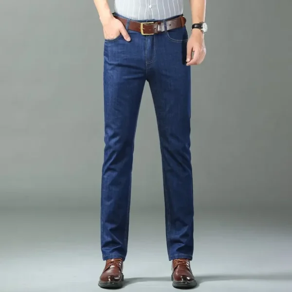 KUBRO Men’s Ice Silk Jeans – Cotton Spring & Summer Casual - Image 2