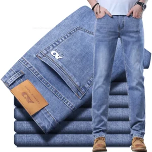 Men’s Lightweight Straight Jeans for Spring – Brother Wang