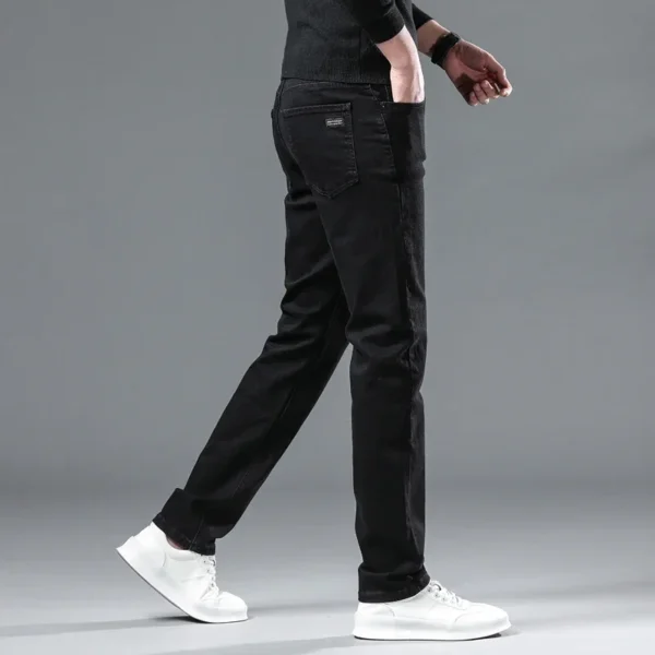 WTHINLEE Winter Fleece Lined Men’s Jeans – Plus Size - Image 4