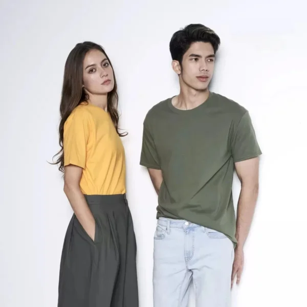 Europe Size 100% Cotton Men's T-Shirt O-Neck Solid Color Men T-shirt for Male T shirts Man Tops Tees Tshirt MRMT 2025 Brand New - Image 3