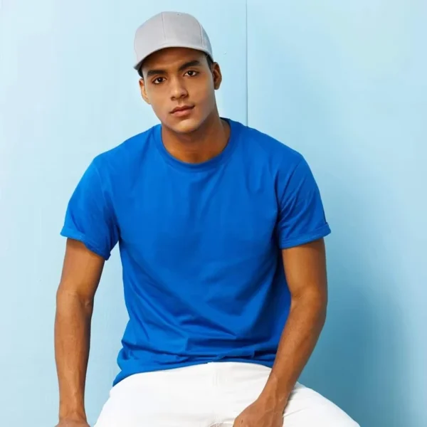 Europe Size 100% Cotton Men's T-Shirt O-Neck Solid Color Men T-shirt for Male T shirts Man Tops Tees Tshirt MRMT 2025 Brand New - Image 2
