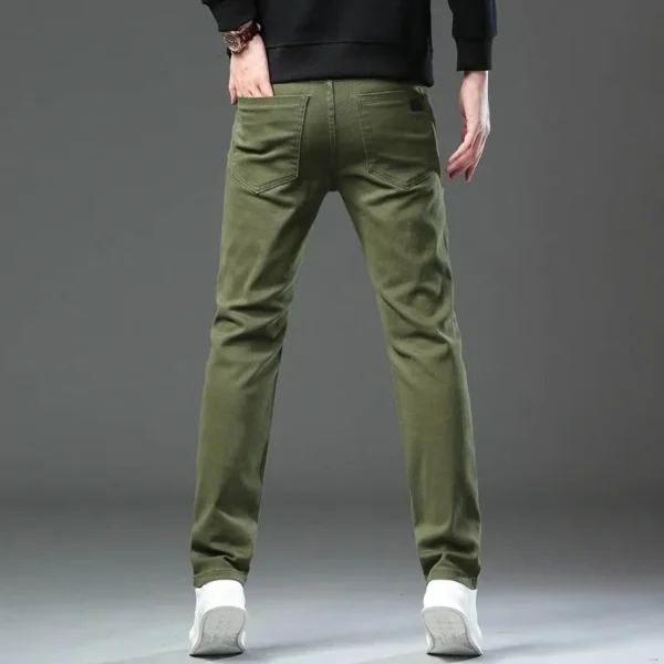 Men’s Casual Loose Straight Slim Stretch Jeans - Image 6