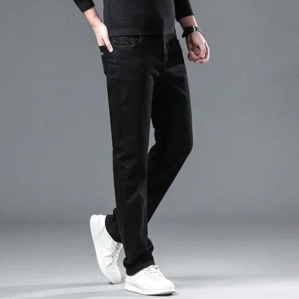 WTHINLEE Winter Fleece Lined Men’s Jeans – Plus Size - Image 6