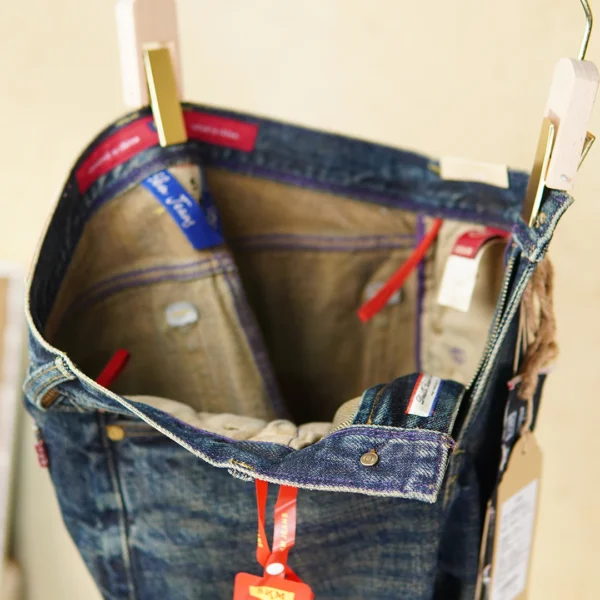 Men’s 100% Cotton Selvedge Straight Jeans – Heavyweight - Image 3