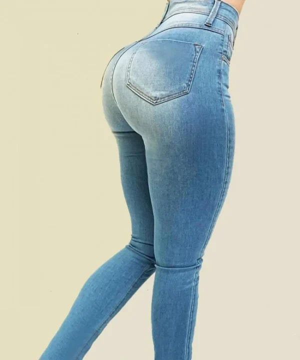 Women’s High-Waist Slim Pencil Jeans / kovlos - Image 6