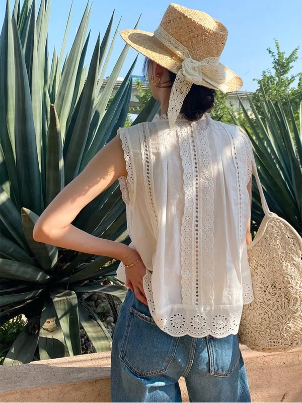 Gypsylady Cotton Sleeveless Summer Top for Women - Image 6