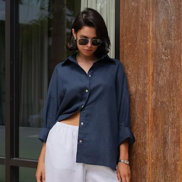 BornLadies Cotton Cardigan – Women’s Casual Summer Top - Image 3